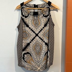 Chelsea & Theodore Printed Sleeveless Top